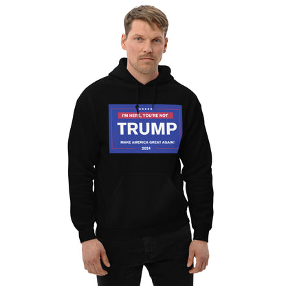 "TRUMP24: Stand Strong" Hoodie - Jet Black