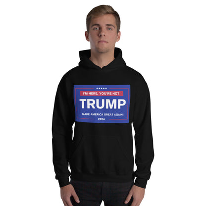 "TRUMP24: Stand Strong" Hoodie - Jet Black